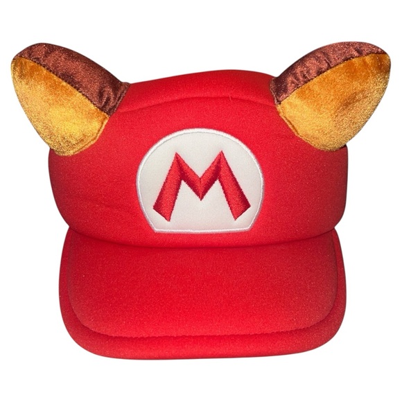 Nintendo Other - Super Mario Bros Nintendo Video Game Raccoon Cosplay Costume Hat Cap One Size